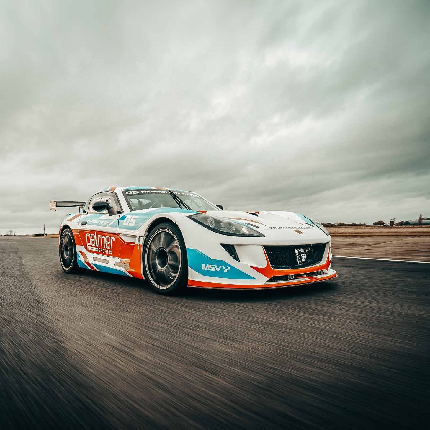Ginetta G56 GTA on track