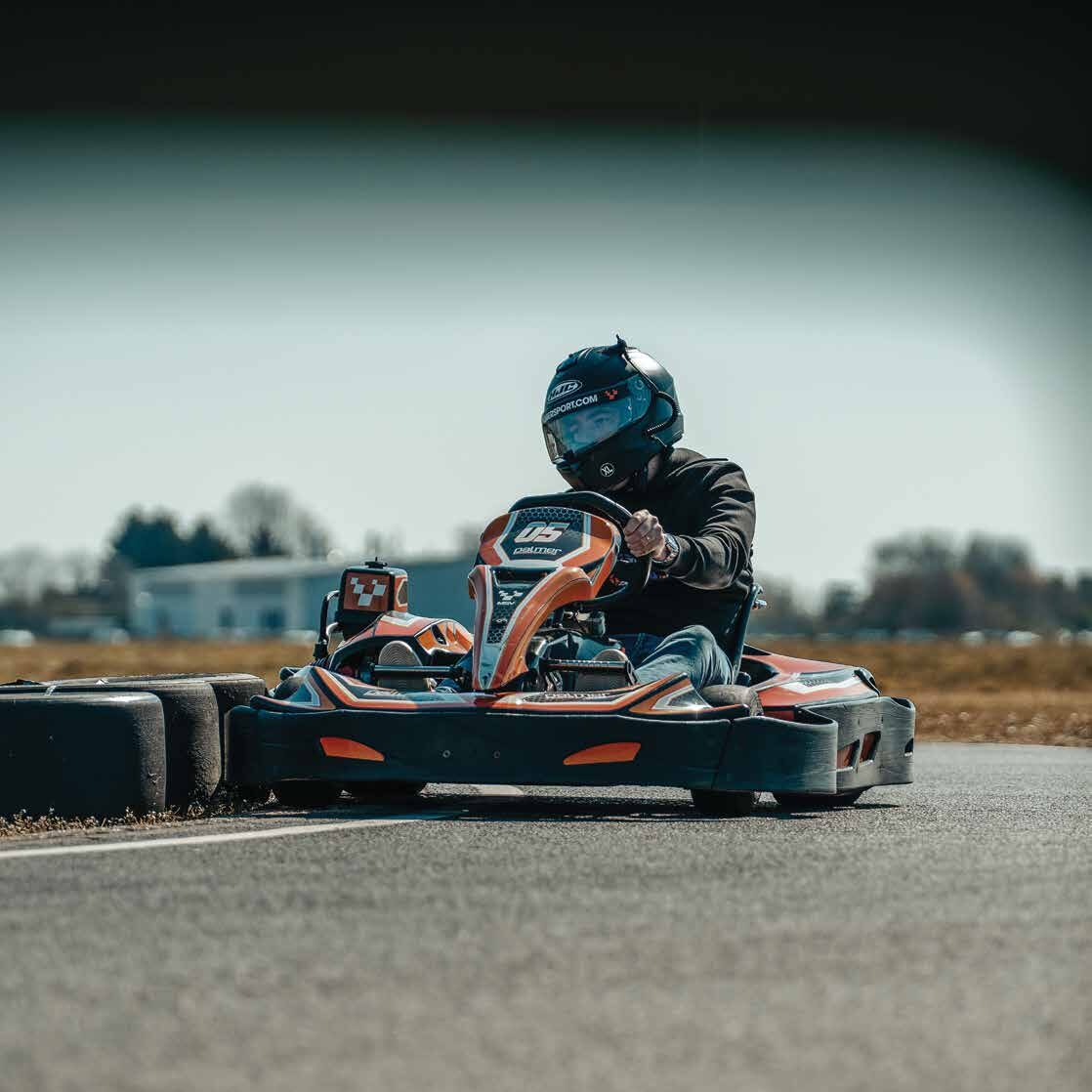 Sodi GT5 kart on the custom track